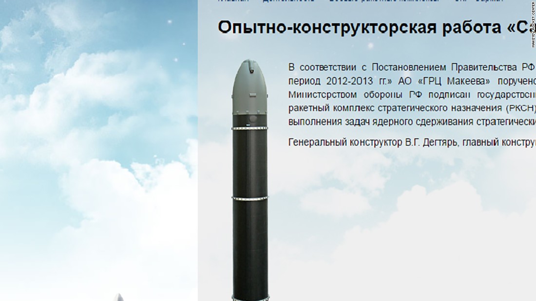 Satan Two 三倍速@冬馬黨中央政治局常委 - Russia unveils 'Satan 2' nuclear missile - CNN.com - Plurk