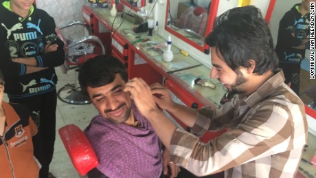 Life in a post-ISIS town: Shaving, haircuts and cigarettes