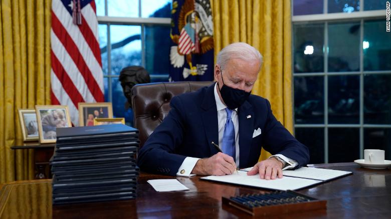 Read more about the article Here are the executive actions Biden has signed so far