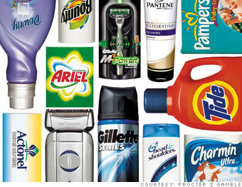 Procter & Gamble Europe household product info site