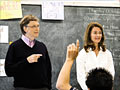 Bill and Melinda Gates go back to school