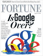 fortune cover google search party is over