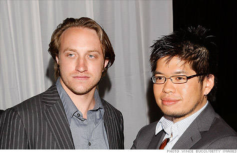 YouTube founders Chad Hurley and Steve Chen are buying Delicious from Yahoo.