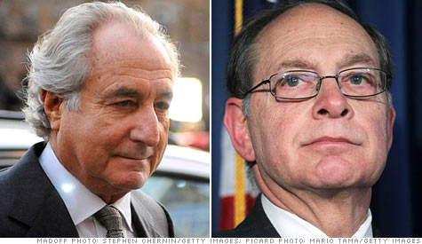Irving Picard, right, is the trustee in charge of recovering funds lost to the Ponzi scheme of Bernard Madoff.