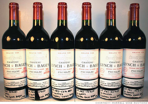 Bernard Madoff's wine collection is up for bid, including this half-case of Chateau Lynch-Bages, starting at $1,200-$1,800.