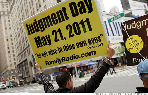 end of the world, may 21, harold camping, judgment day, rapture, times square, religion, family radio