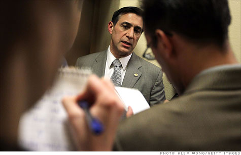 Darrell Issa wants to make cuts to the federal workforce.
