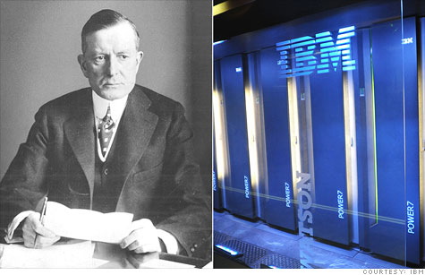 From Thomas Watson Sr. to Watson the Jeopardy! playing computer, IBM has had quite a century.