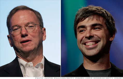 Google Chairman Eric Schmidt and CEO Larry Page may be hit with subpoenas in an antitrust investigation.