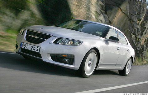 Saab had recently begun selling a new version of the 9-5 sedan developed while it was still part of General Motors.