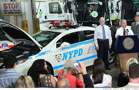 The Chevrolt Volt will soon be on parking ticket duty in the Big Apple.