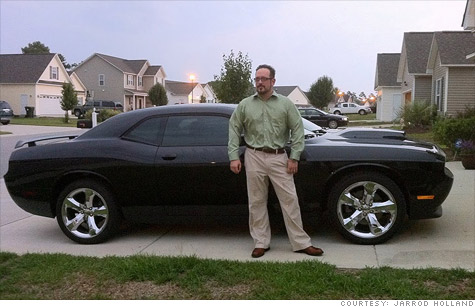 Jarrod Holland loves his 2011 Dodge Challenger. But in a year, he'll want something else.
