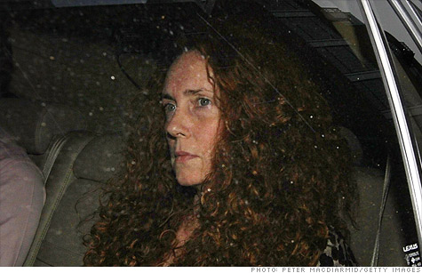 Rebekah Brooks, former editor of News of the World, was arrested, then released, as London police investigate a phone hacking scandal.