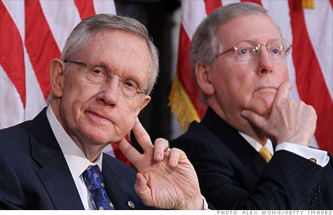 Moody's warned that a backup plan floated by Sens. Reid and McConnell should include spending cuts.