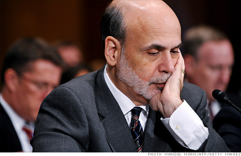 Fed Chairman Ben Bernanke testifies before the Senate Banking Committee.