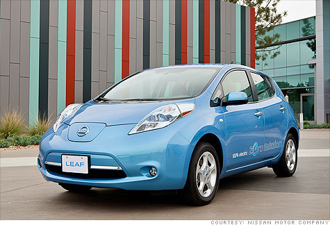 The Nissan Leaf earned a top 5-star rating from the National Highway Traffic Adminstration and a Top Safety Pick Award from the Insurance Insitute for Highway Safety.