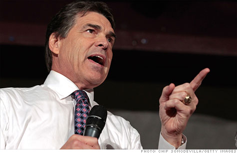 Rick Perry is bashing the Fed and Ben Bernanke.