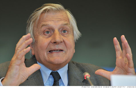 European Central Bank president Jean-Claude Trichet has urged EU policymakers to implement measures to contain the region's sovereign debt crisis.
