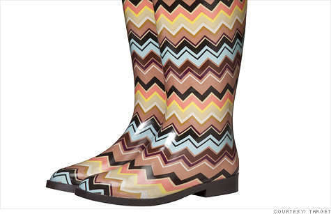 Tammy Lyn is selling rain boots from the Missoni for Target collection on eBay for $31,000