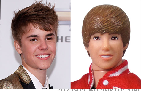 Justin Bieber's haircut has one dollmaker sitting on edge ahead of the holiday season.