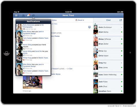 Facebook finally releases its iPad app