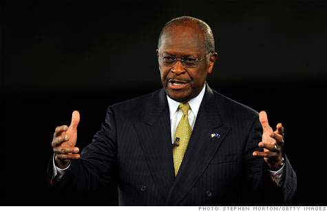 Herman Cain wants to scrap the tax code for his 9-9-9 plan but eventually move to a Fair Tax.