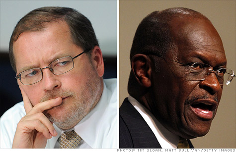 Grover Norquist is not a fan of Herman Cain's 9-9-9 plan.