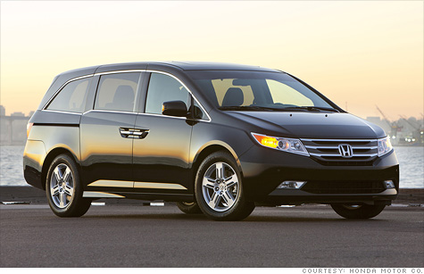 The Honda Odyssey is among the safest minvans that earned 