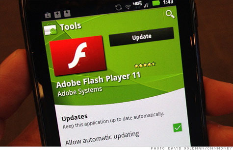 Adobe will no longer develop its mobile Flash app, though it will continue to support it for Android users.