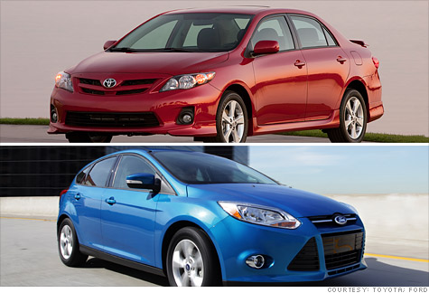 Toyota Corolla and Ford Focus