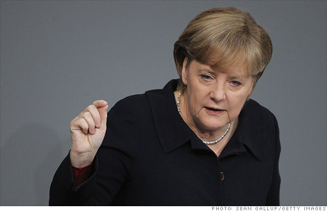 German Chancellor Angela Merkel affirmed her call for a  fiscal union to help resolve Europe's debt crisis.