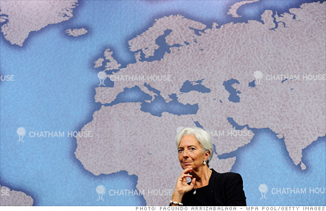 IMF managing director Christine Lagarde has requested an increase in the fund's resources as global financing needs are expected to reach $1 trillion over the next few years.