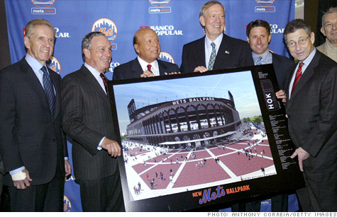 A federal judge's ruling regarding a lawsuit from the trustee in the Bernard Madoff case favored the owners of the New York Mets, including Fed Wilpon, left, and Saul Katz, third from left, shown here in 2009.