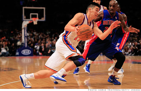Former Knicks' benchwarmer Jeremy Lin has pushed the basketball team to a five game winning streak.