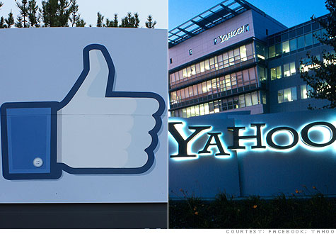 Yahoo is accusing Facebook of patent infringement.