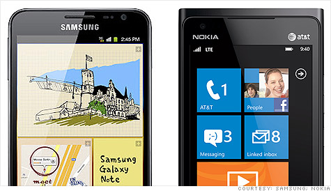 Samsung overtook Nokia to become the world's largest cell phone maker in the first quarter.