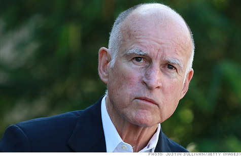 California Governor Jerry Brown wants to raise taxes on the rich to close the state's $16 billion budget gap.