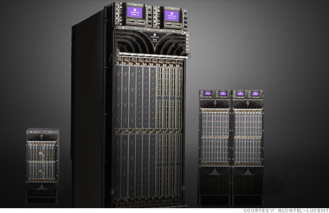Alcatel-Lucent's new 7950 XRS core router can stream 2.5 million HD videos every second.