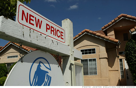 Home prices hit new lows.