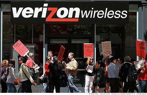Recent layoffs at Verizon Communications Inc.