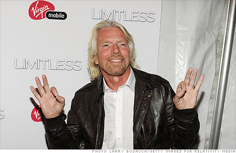 Why is Richard Branson smiling? Because he's got an iPhone, baby!