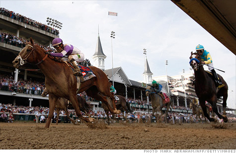 I'll Have Another, shown here winning the Kentucky Derby, will likely earn far more in stud fees than it could have earned even if it had won the Triple Crown.