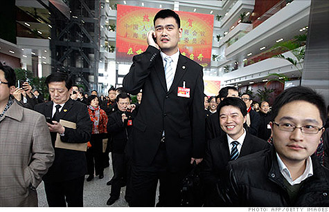 The retired basketball star is building a vast and diverse business empire in his native China.
