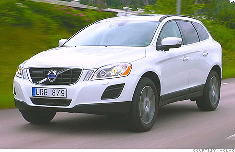 The Volvo XC60 features a forward collision avoidance system, which car crash technology a new study says improves safety.