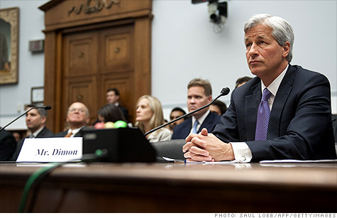 In June, JPMorgan's CEO spent hours answering questions from members of Congress on the bank's trading losses during two appearances on Capitol Hill.