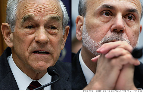 Federal Reserve Chairman Ben Bernanke called Ron Paul's 'Audit the Fed' bill a 'nightmare scenario' Wednesday.