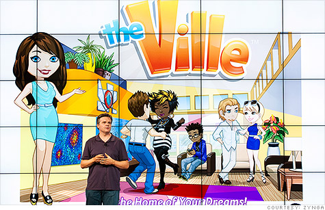 A Zynga executive introduces The Ville, a game Electronic Arts says is a direct copy of The Sims Social.