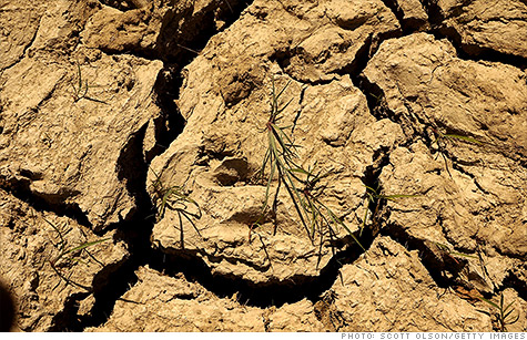 The USDA blames the drought in the Midwest for driving up food prices worldwide.