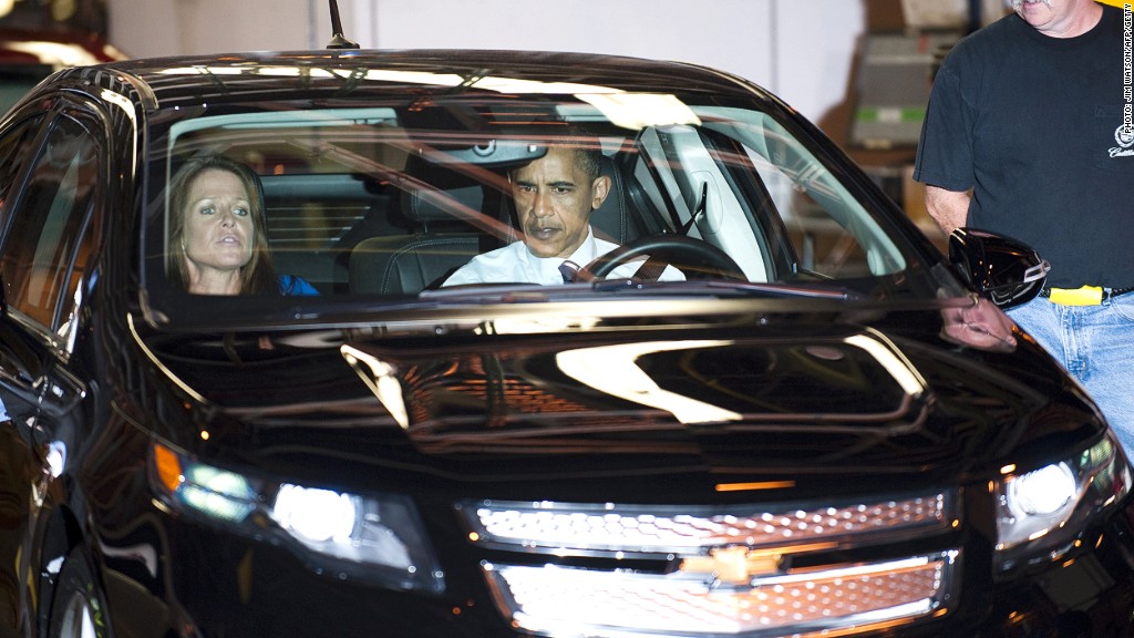 Obama GM Chevy Volt Plant