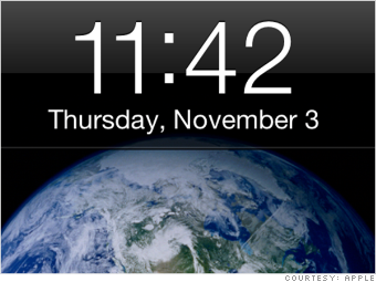 iPhone clock